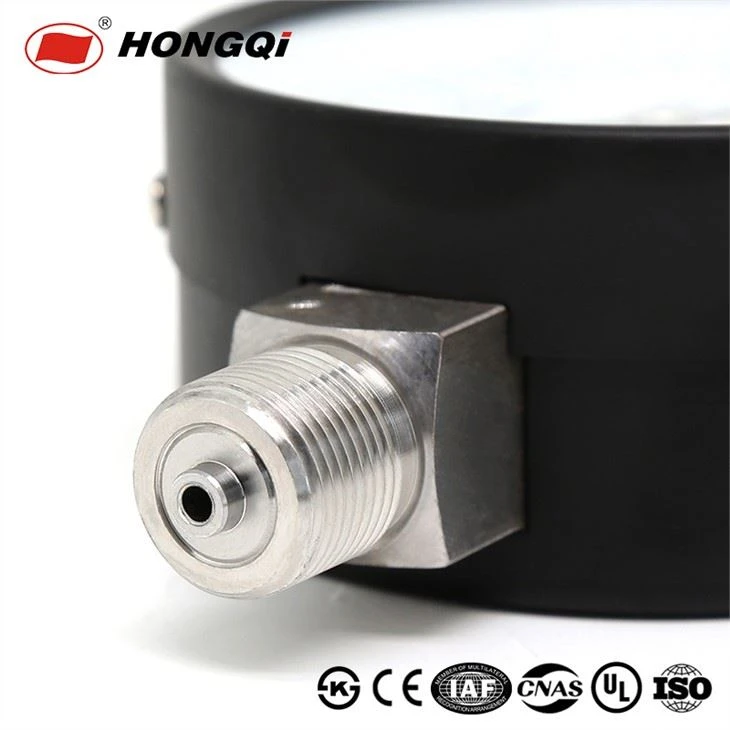 100/150mm Lower/Back Mount Steel Case Ammonia Manometer M20*1.5,G1/2'',1/2'' NPT ±1.6/2.5% Accuracy
