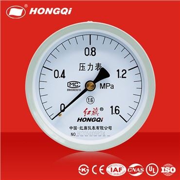 বোর্ডন টিউব ব্যাক কানেকশন টাইপ এয়ার প্রেসার গেজ