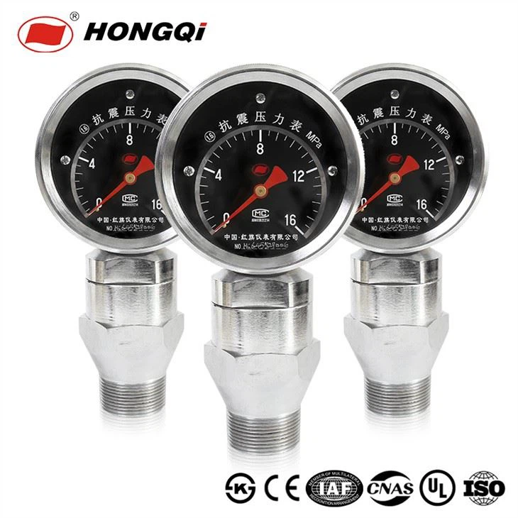 স্টেইনলেস স্টীল শেক প্রতিরোধের স্লারি প্রেসার গেজ