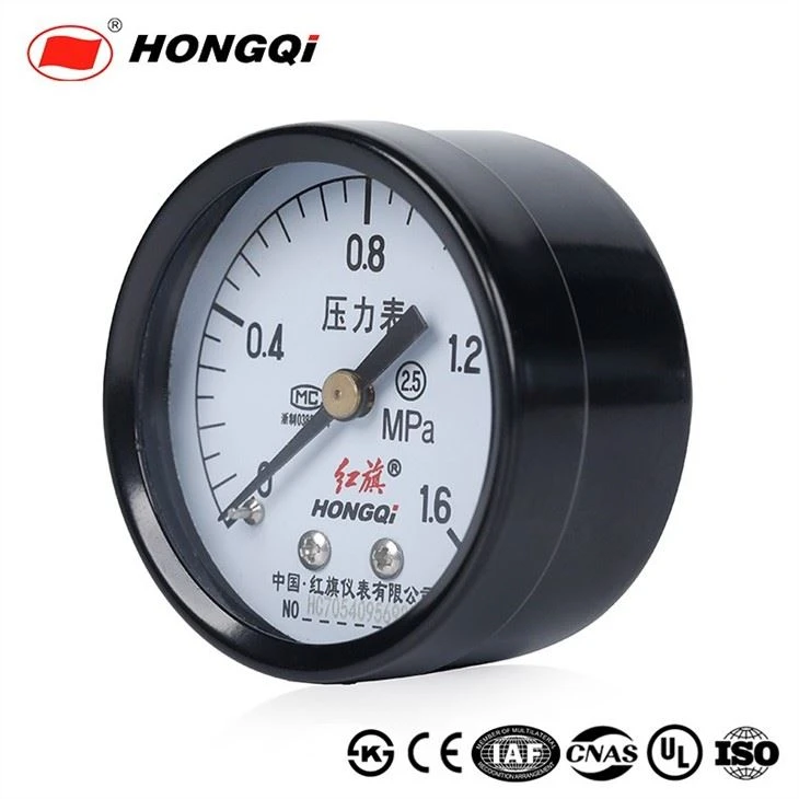 General Pressure Gauge With Brass Socket UV Scale Mark Dia 40mm