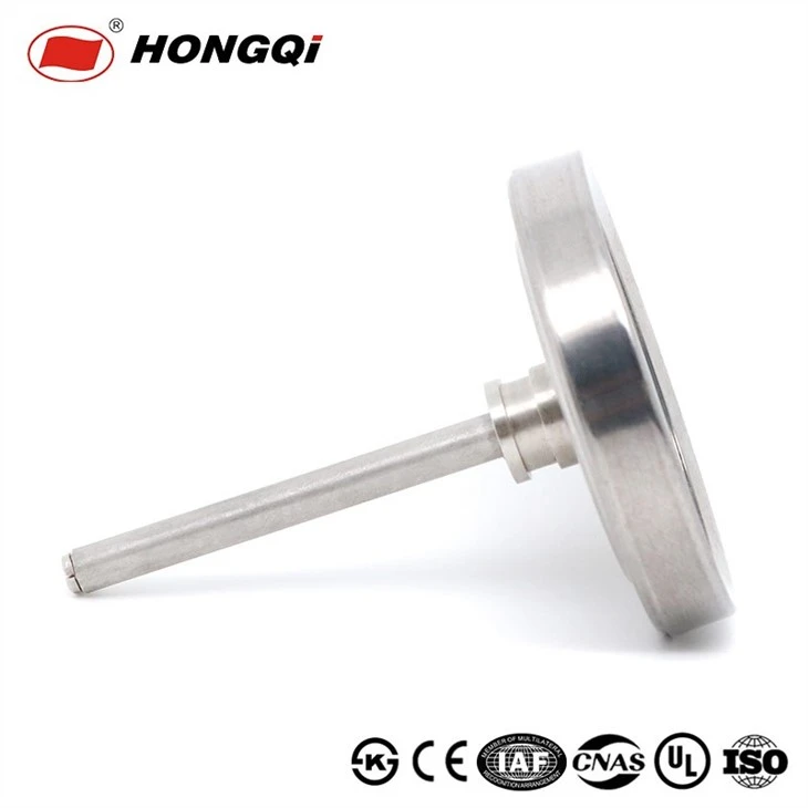 Back Connection Stainless Steel Bimetal Thermometer