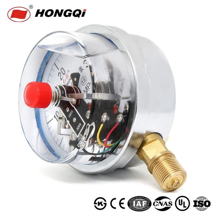 Oil-Filled Shockproof Electric Contact Pressure Gauge