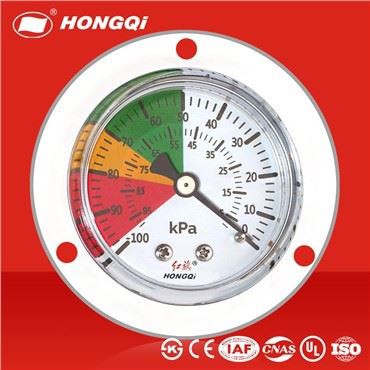 ফ্ল্যাঞ্জ সহ প্রেসার গেজ ম্যানোমিটার