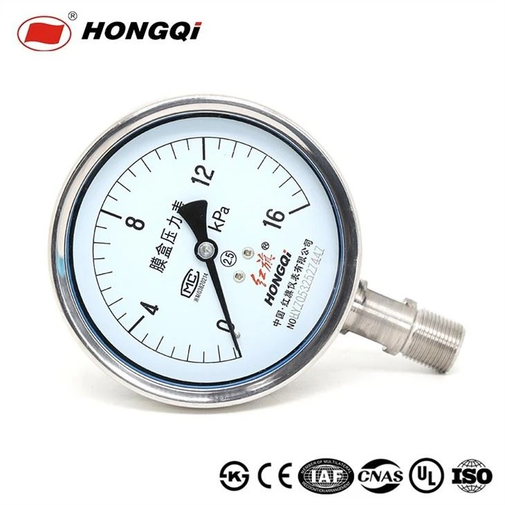 Stainless Steel Diaphragm Type Capsule Pressure Gauge