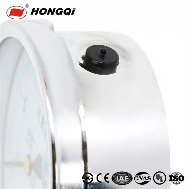 YTN100mm Stainless Steel Oil Filled Shockproof Pressure Gauge 1/2NPT Back Mount
